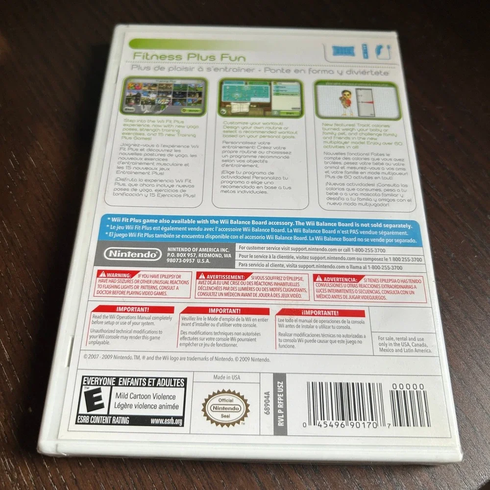Wii Fit Plus Nintendo Wii Game New Factory Sealed RVL P RFPE USZ